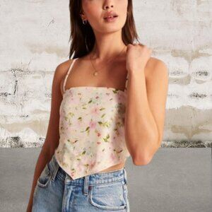 Abercrombie & Fitch Women's Strapless Scarf Top Size Small